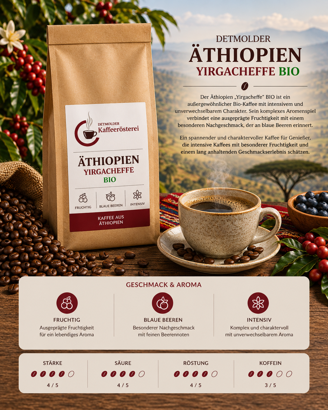 Äthiopien „Yirgacheffe“
